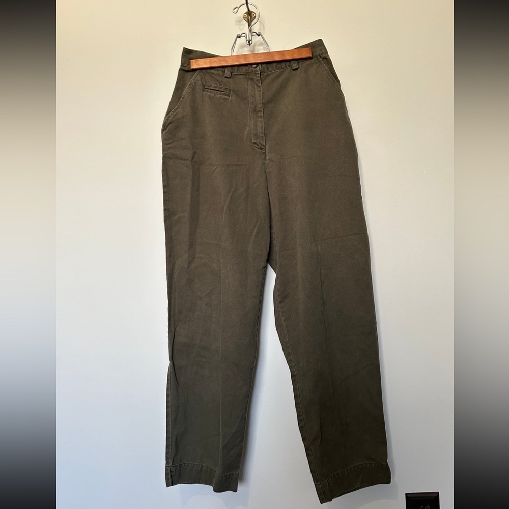 Vintage high waist green pants